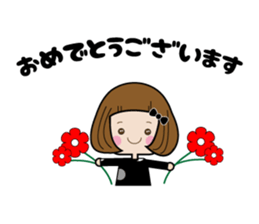 Elegant and cute adult sticker sticker #7427111