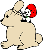 STRAWBERRY PANDA Part 3 sticker #7427173