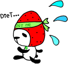 STRAWBERRY PANDA Part 3 sticker #7427186
