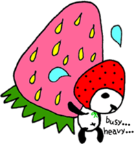 STRAWBERRY PANDA Part 3 sticker #7427193