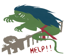 Parenting Yokai Sticker sticker #7427240