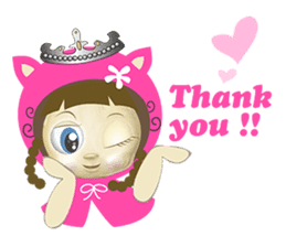 pink mei sticker #7427805