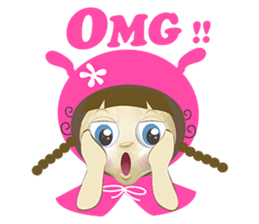 pink mei sticker #7427806