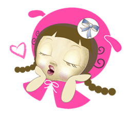 pink mei sticker #7427807