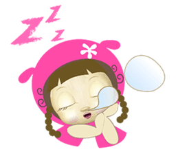 pink mei sticker #7427808