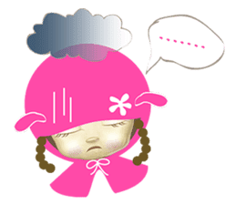 pink mei sticker #7427809