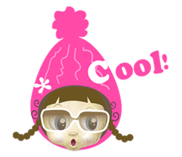 pink mei sticker #7427811