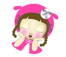 pink mei sticker #7427813