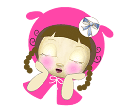 pink mei sticker #7427813