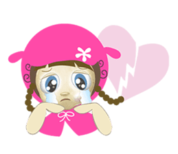 pink mei sticker #7427817