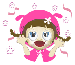 pink mei sticker #7427818