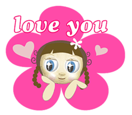 pink mei sticker #7427821