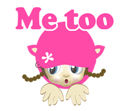 pink mei sticker #7427822