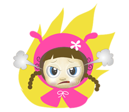 pink mei sticker #7427824