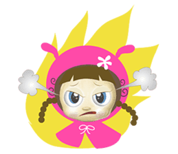 pink mei sticker #7427824