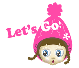 pink mei sticker #7427827