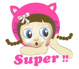 pink mei sticker #7427829