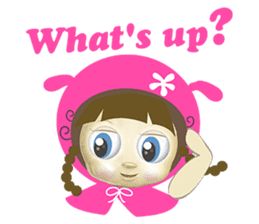 pink mei sticker #7427831