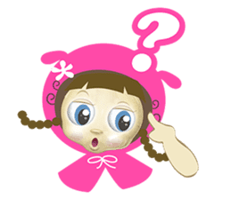 pink mei sticker #7427832