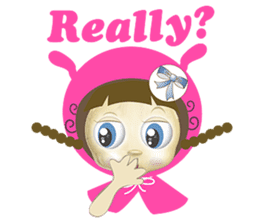 pink mei sticker #7427836