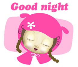 pink mei sticker #7427837