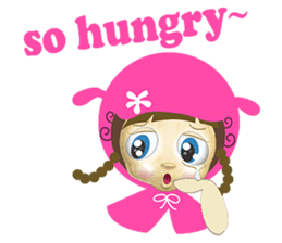 pink mei sticker #7427838