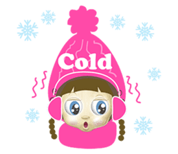 pink mei sticker #7427839