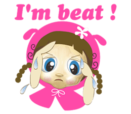 pink mei sticker #7427843