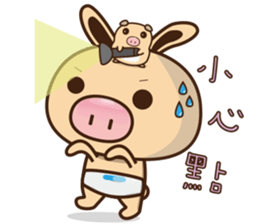 Pig Bunny Baby II(Adventure) sticker #7428538