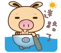 Pig Bunny Baby II(Adventure) sticker #7428545