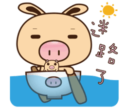 Pig Bunny Baby II(Adventure) sticker #7428545