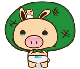 Pig Bunny Baby II(Adventure) sticker #7428546