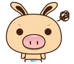 Pig Bunny Baby II(Adventure) sticker #7428556