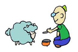 Mr.Many and Ruby Sheep sticker #7428730