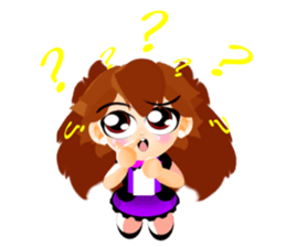 Anime Girl Daily - Cute Aichiko sticker #7428845