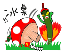 Vegetables of the heart sticker #7429528