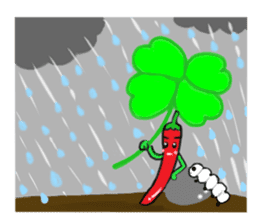 Vegetables of the heart sticker #7429543