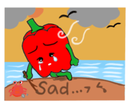 Vegetables of the heart sticker #7429544