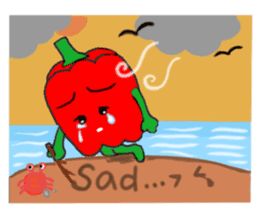 Vegetables of the heart sticker #7429544