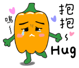 Vegetables of the heart sticker #7429550