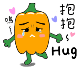 Vegetables of the heart sticker #7429550