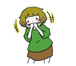 "KAKOI"Sticker sticker #7431202