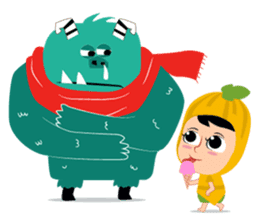 Timun Mas & The Green Monster sticker #7431336