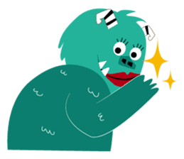 Timun Mas & The Green Monster sticker #7431361