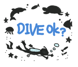 Diver's sticker sticker #7432371