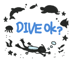 Diver's sticker sticker #7432371