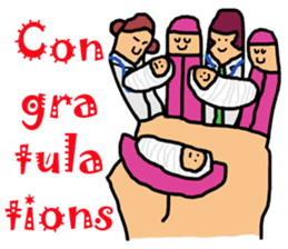 Intern @ in the hand of merci sticker #7432405