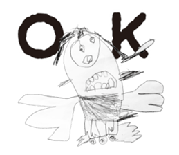 Child's Drawing Sticker sticker #7432983