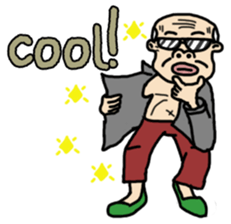 Cool Grandpa sticker #7433140