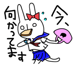 Sparkle eyes "usagi-san" 2 sticker #7433321